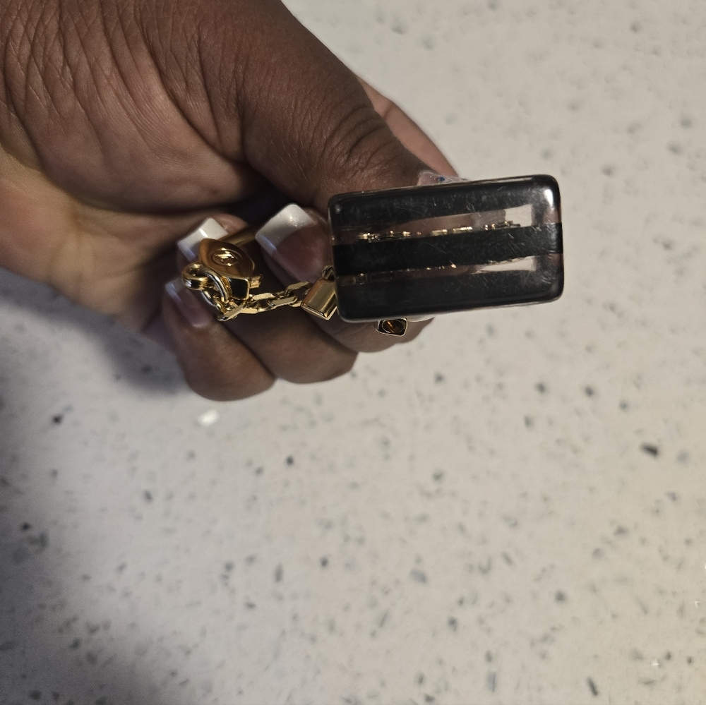 Louis Vuitton BLACK SPEEDY KEY CHAIN BAG CHARM With COA - Picture 6 of 10